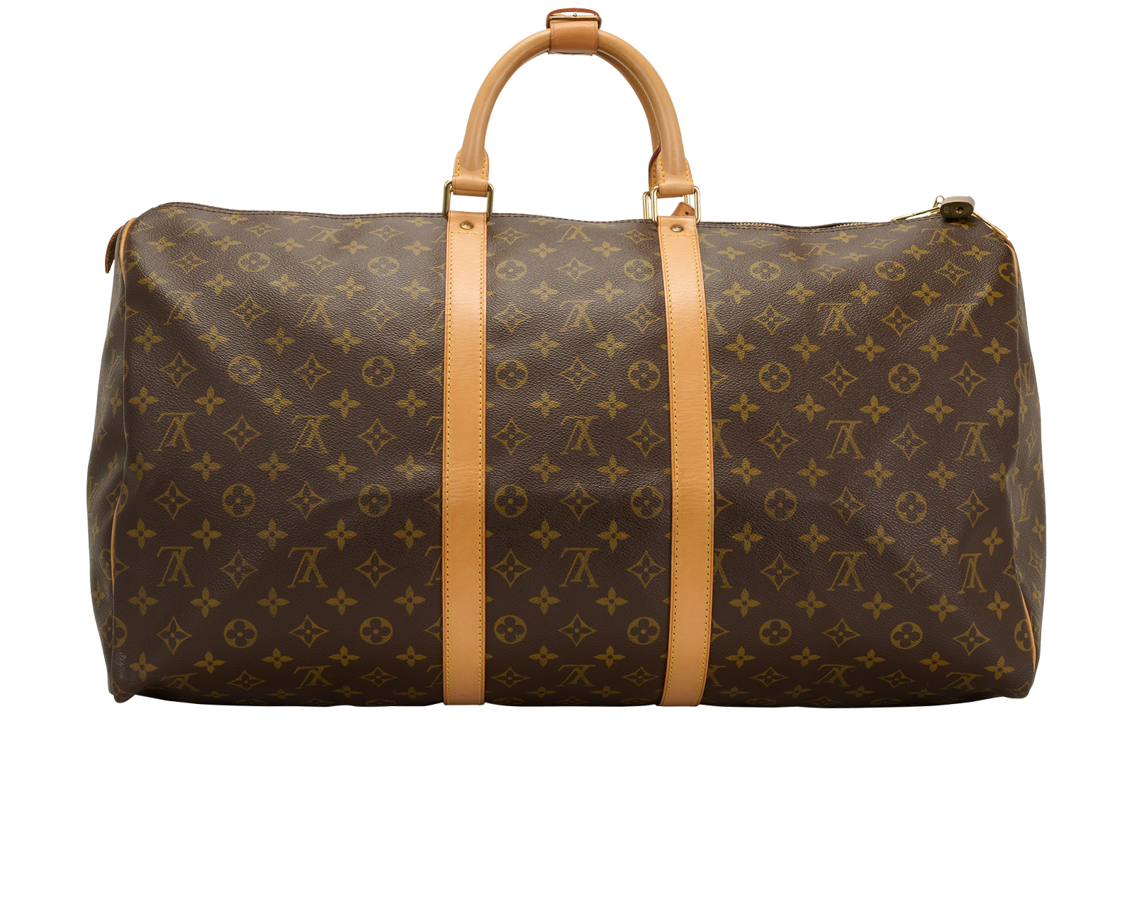 Keepall 55, &pound;1,220, Handbags, Brown, Canvas, Back view